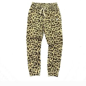 Kith Kids leopard design jogger pants